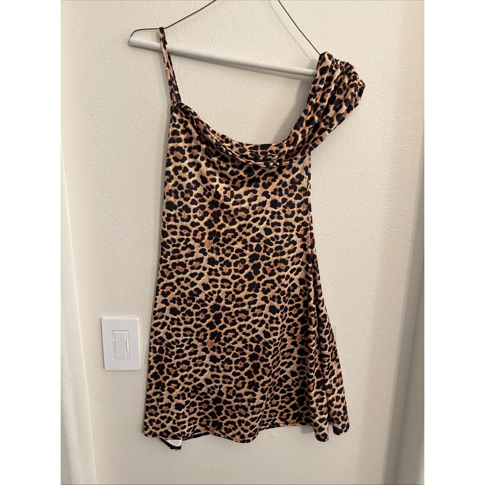 Nasty gal leopard print mini dress size 6 Animal Day Night Club Girls Night NWT - Picture 10 of 10
